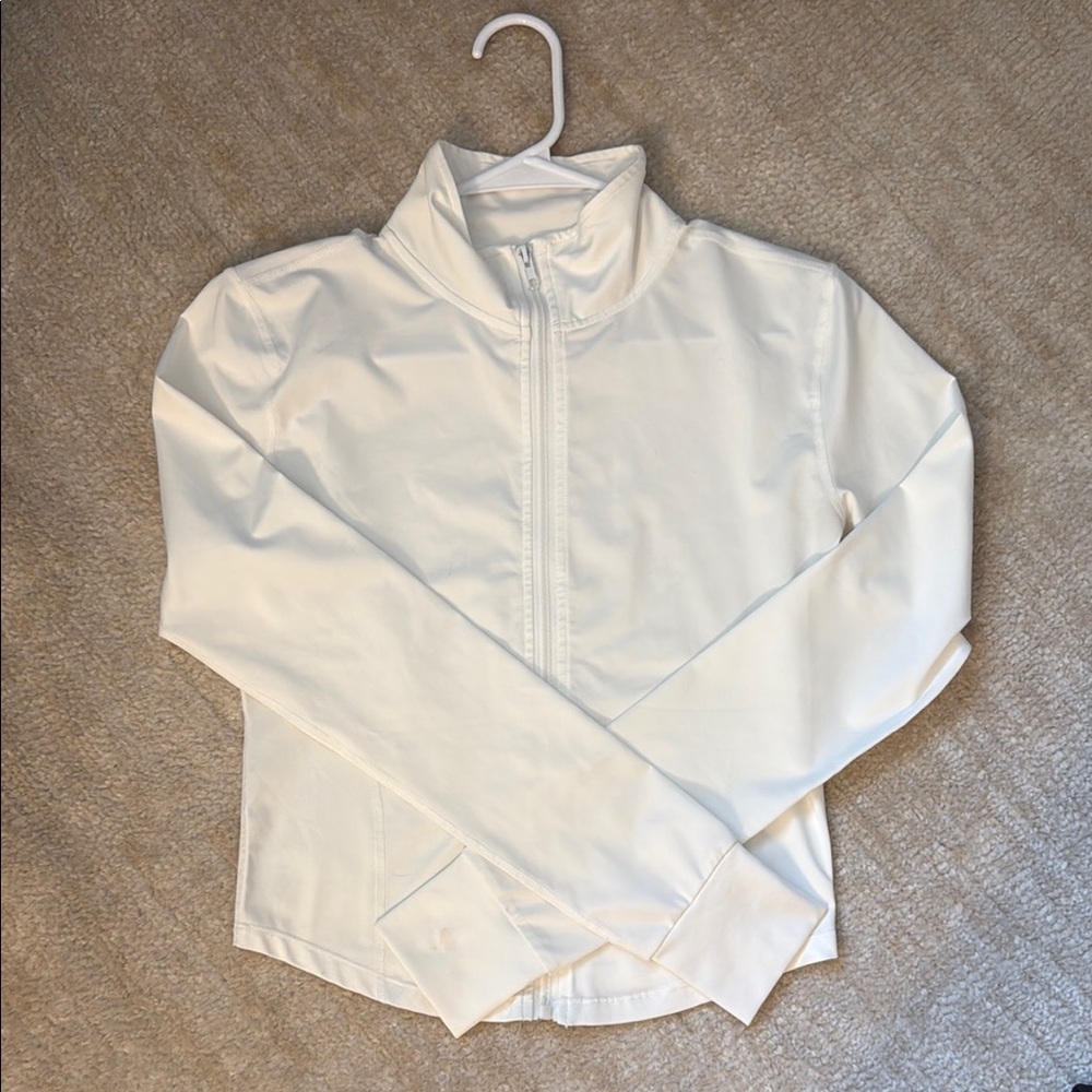 Athletic Cropped Zip-Up Jacket